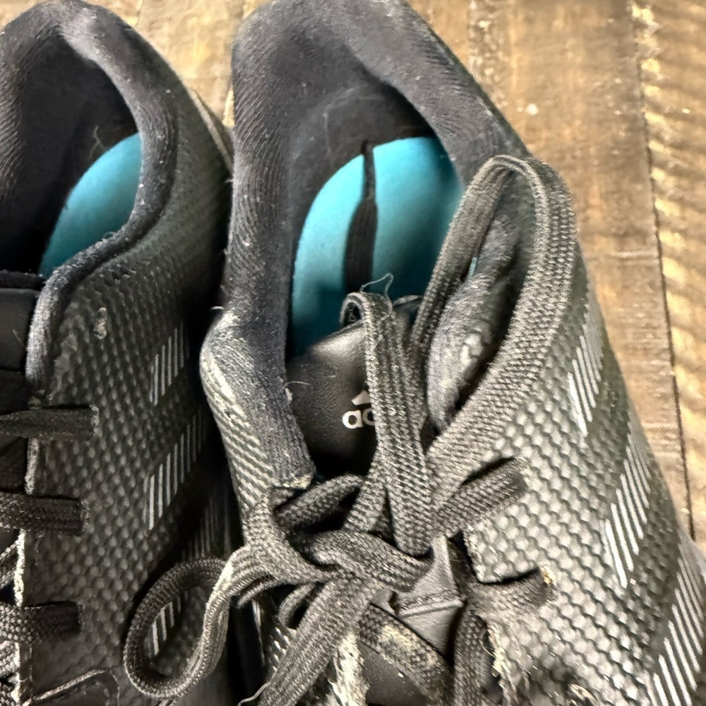 Adidas Bounce Golf Shoes Men’s 7.5 Black Soft spikes - Picture 7 of 12